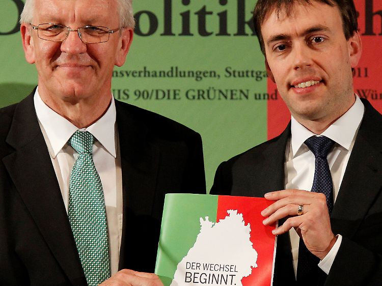 Koalitionspartner Kretschmann und Schmid: Nicht in allen Punkten gibt es einen Politikwechsel.