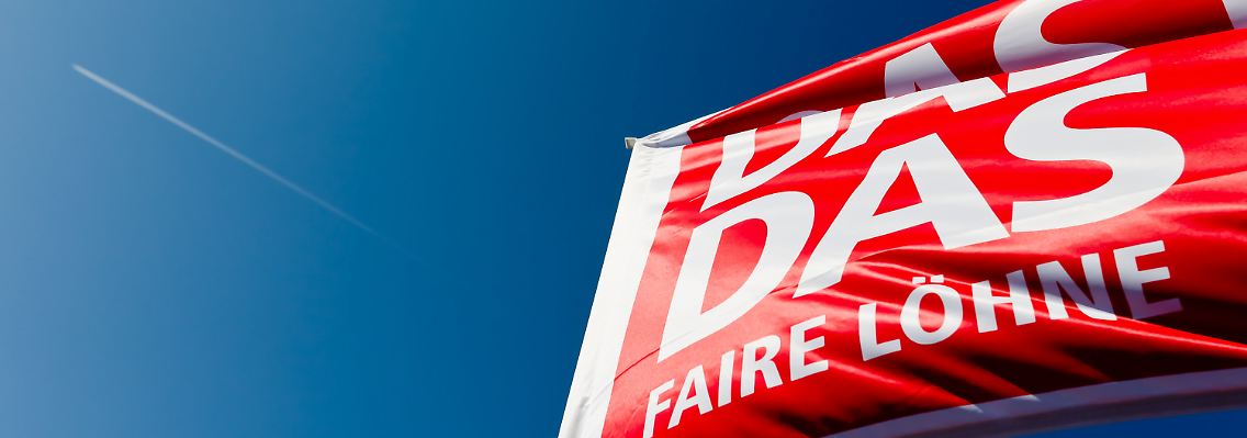 "Das ist das Mindeste" - der Spruch zur DGB-Kampagne.