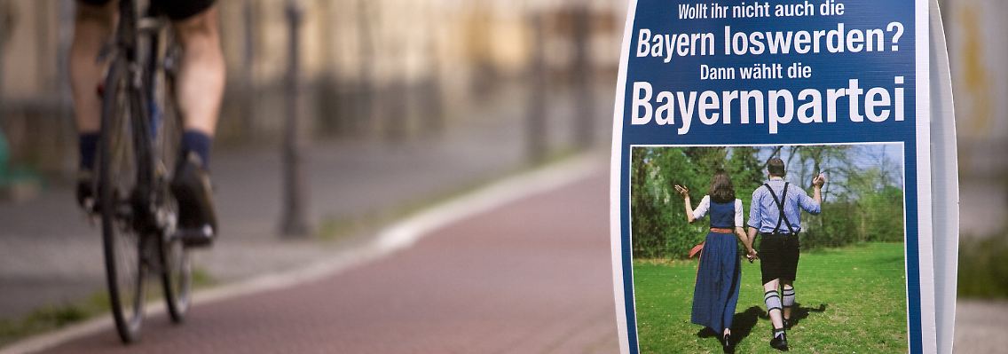 Mit anti-bayerischen Parolen geht die Bayernpartei im Europawahlkampf auf Stimmenfang