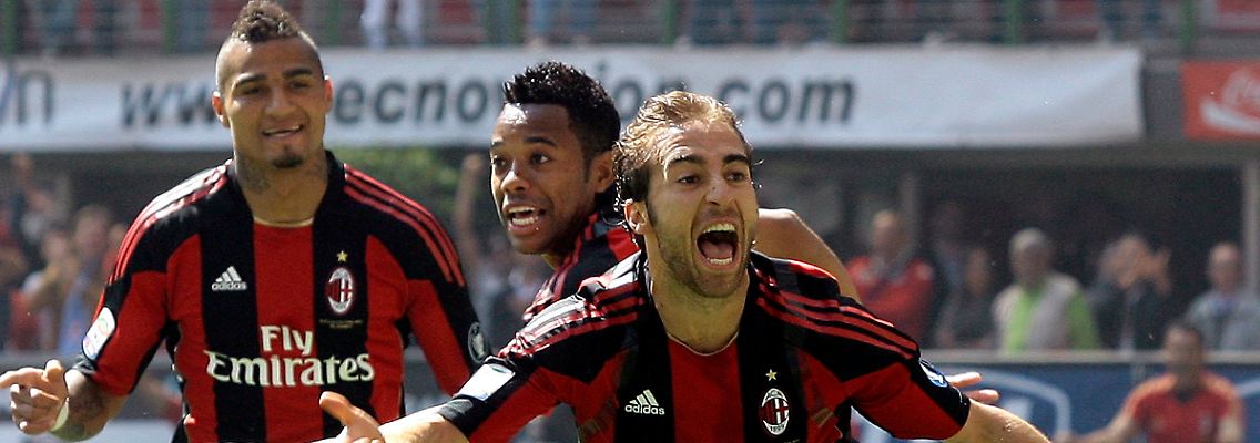 Tor des Tages: Mathieu Flamini feiert,