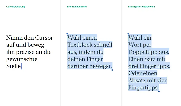 Gesten-Text