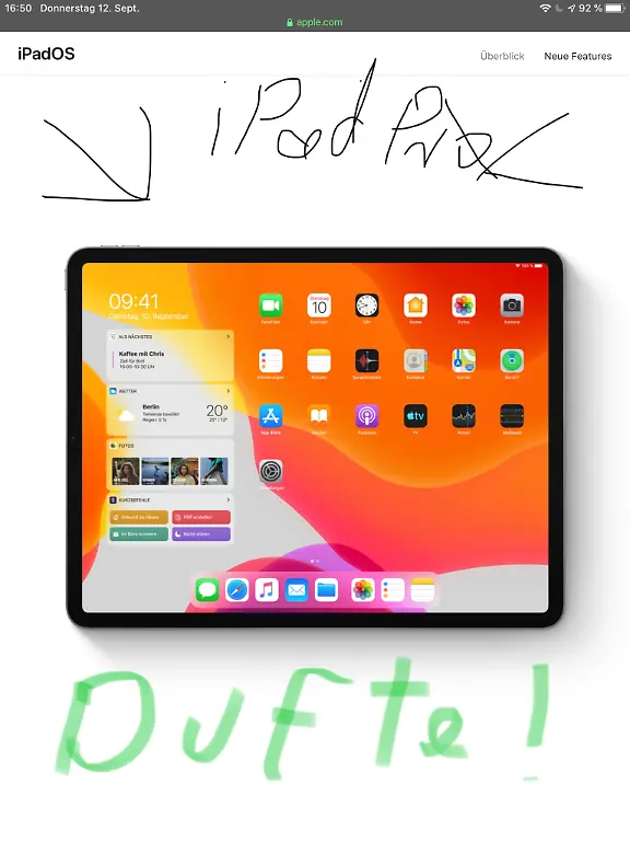 Screeenshot-bekritzeln