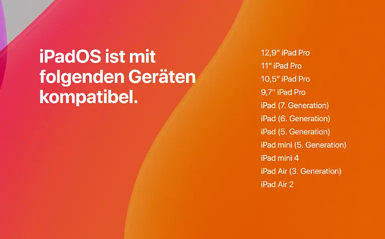 iPadOS-Kompatible-iPads