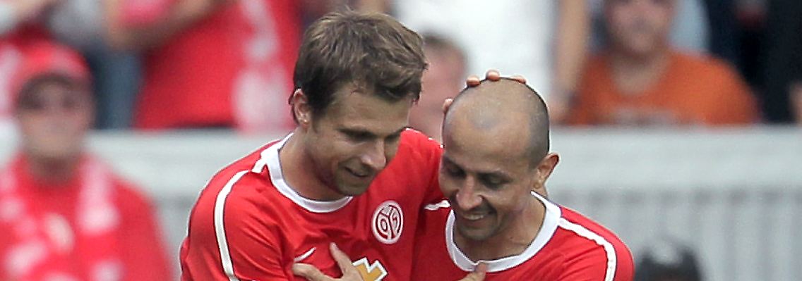 Die Mainzer Ivanschitz (l.) und Soto spielen in der nächsten Saison international.