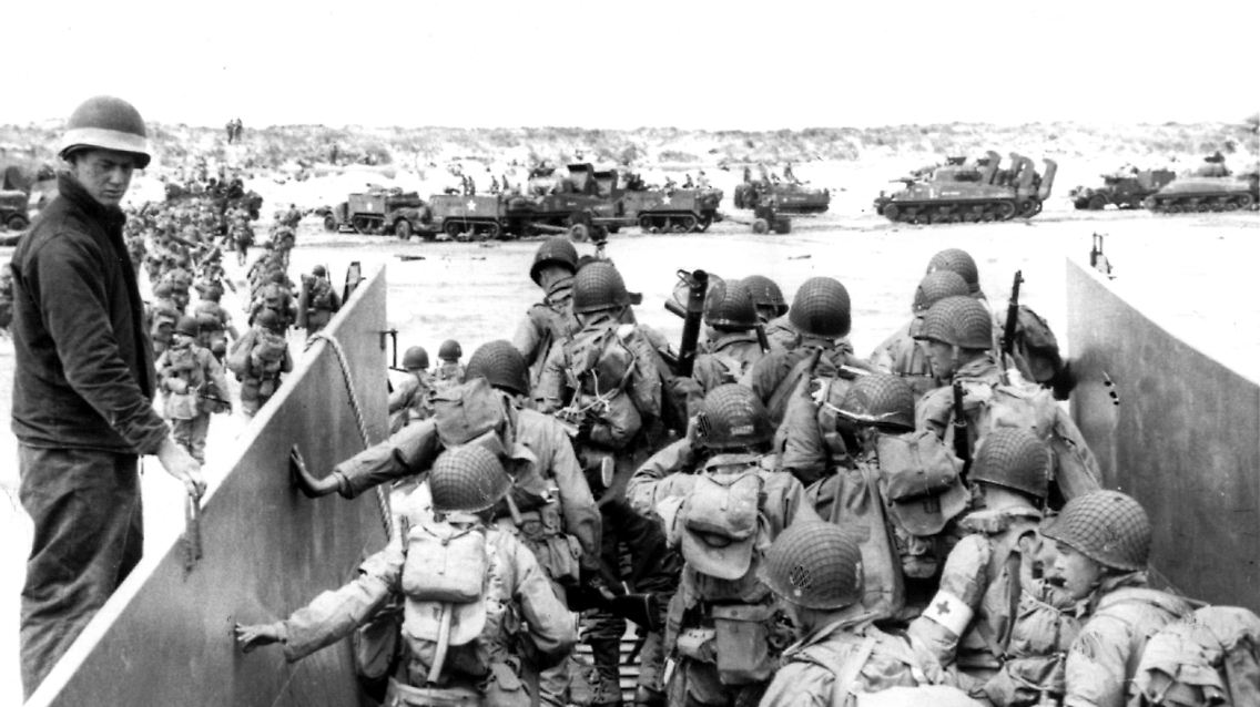 Alliierte Truppen landen am 6. Juni 1944 am "Omaha-Beach".