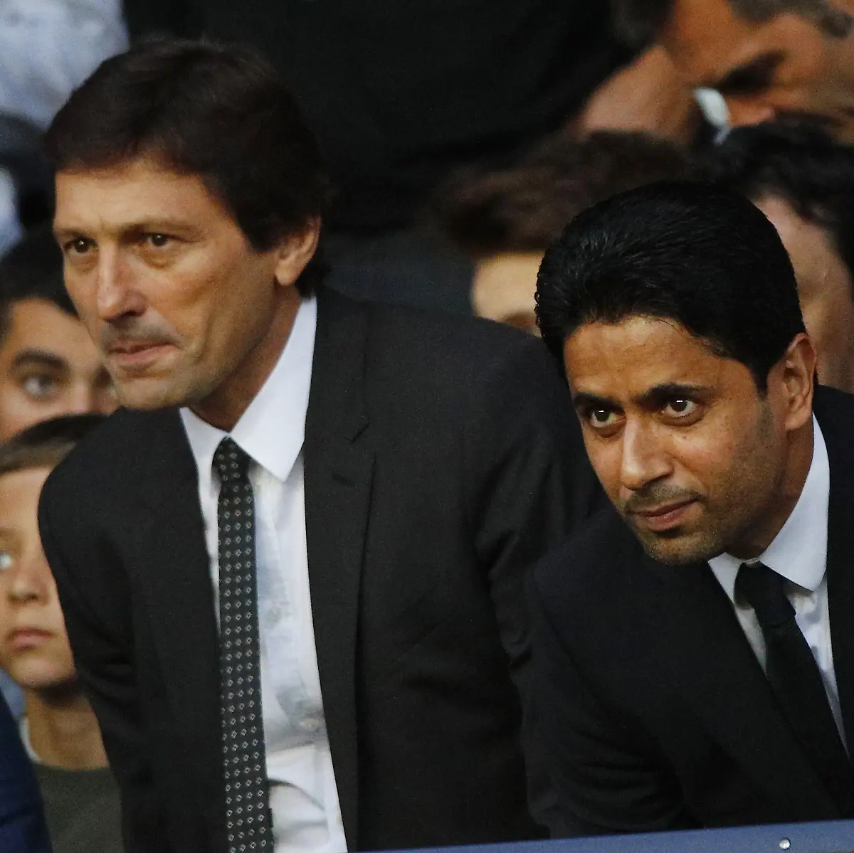 Sie-wollen-die-Champions-League-gewinnen-um-jeden-Preis-Sportdirektor-Leonardo-links-und-Nasser-Al-Khelaifi-Praesident-von-PSG