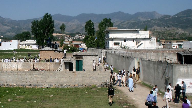 Auf diesem Anwesen im pakistanischen Abbottabad wurde Bin Laden von US-Soldaten getötet. Von hier aus sollen die Gespräche geführt worden sein.