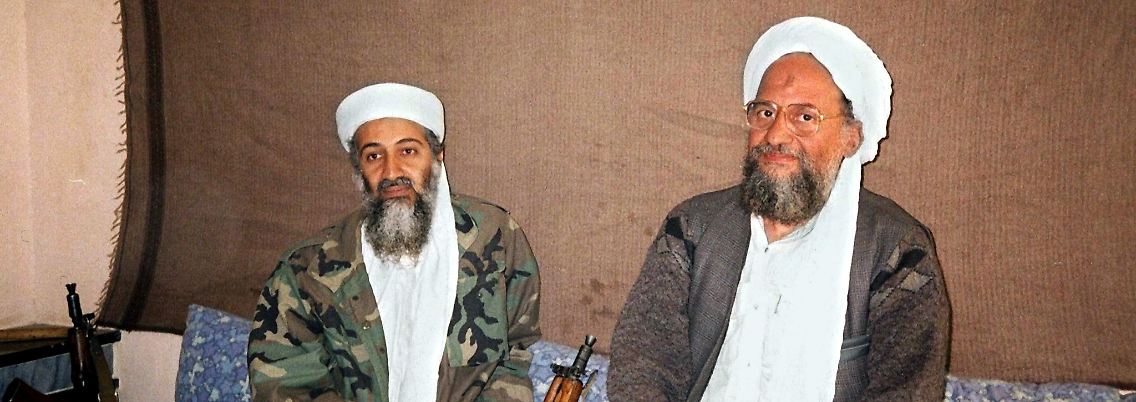 Bin Laden mit dem Ägypter Aiman al Sawahiri: "Er ist nicht zu ersetzen."