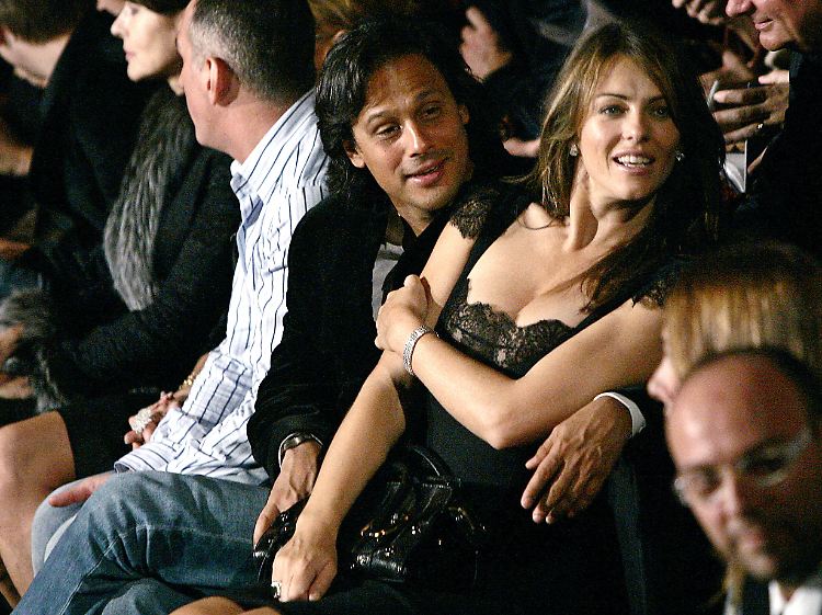 Der indische Textil-Millionär Arun Nayar mit der britschen Schauspielerin Liz Hurley in gemeinsamen Zeiten.