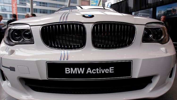 Fährt komplett elektrisch: BMW ActiveE bei der Vorstellung in New York.