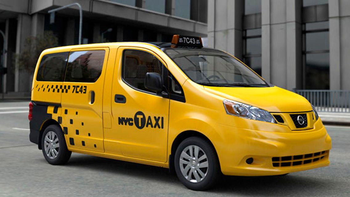 Für ein Jahrzehnt das exklusive Taxi von New York: Das "Yellow Cab" von Nissan.