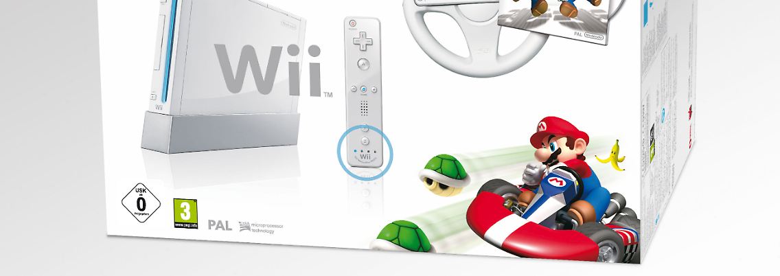 Das "Mario Kart Wii Pack" ist neu in Nintendos Wii-Angebot.