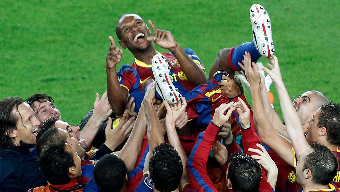 Herzlich Willkommen: Eric Abidal.