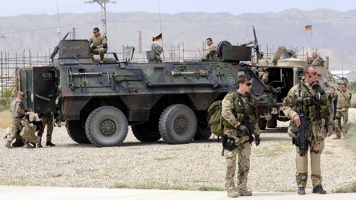 Bundeswehrsoldaten bei Masar-i-Scharif.