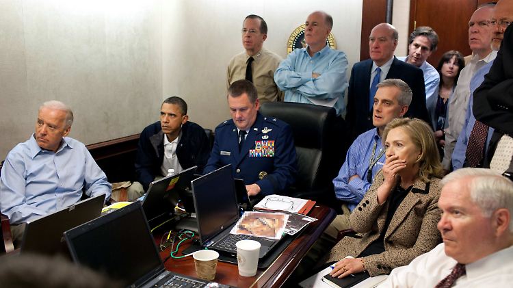 Die US-Führungsriege im "Situation Room".