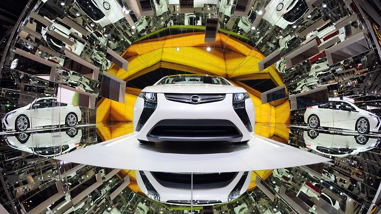 Opels elektrische Hoffnung: Ein Prototyp des neuen "Ampera".