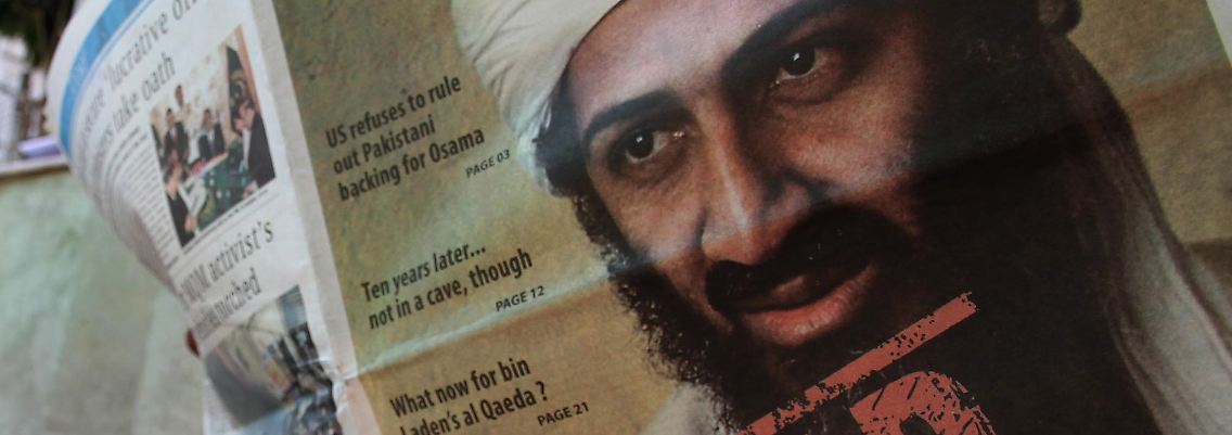 Pakistanische Zeitung am Tag nach der Tötung.