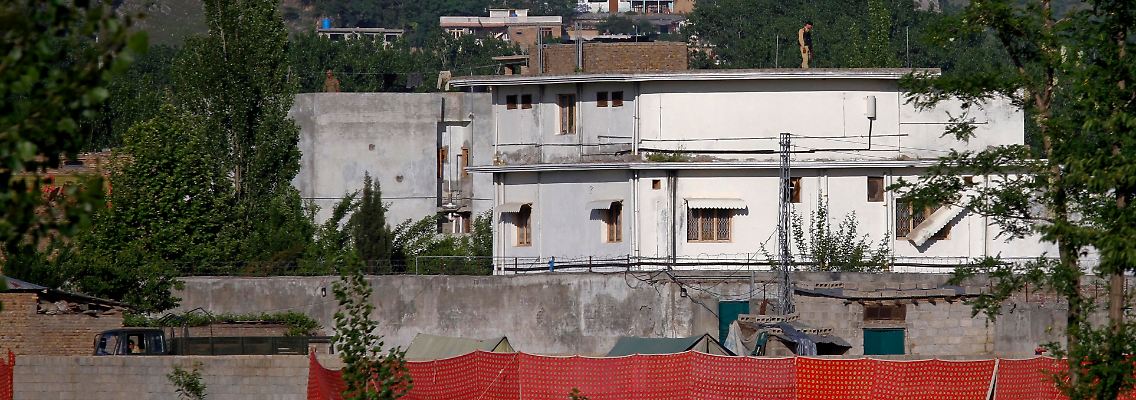Die Villa in Abbottabad, in der Osama bin Laden starb.