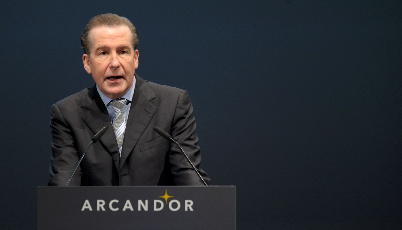 Arcandor-Chef Karl-Gerhard Eick hat die Belegschaft des Konzerns ...