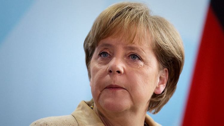 Angela Merkel, offenbar um Konsens bemüht.