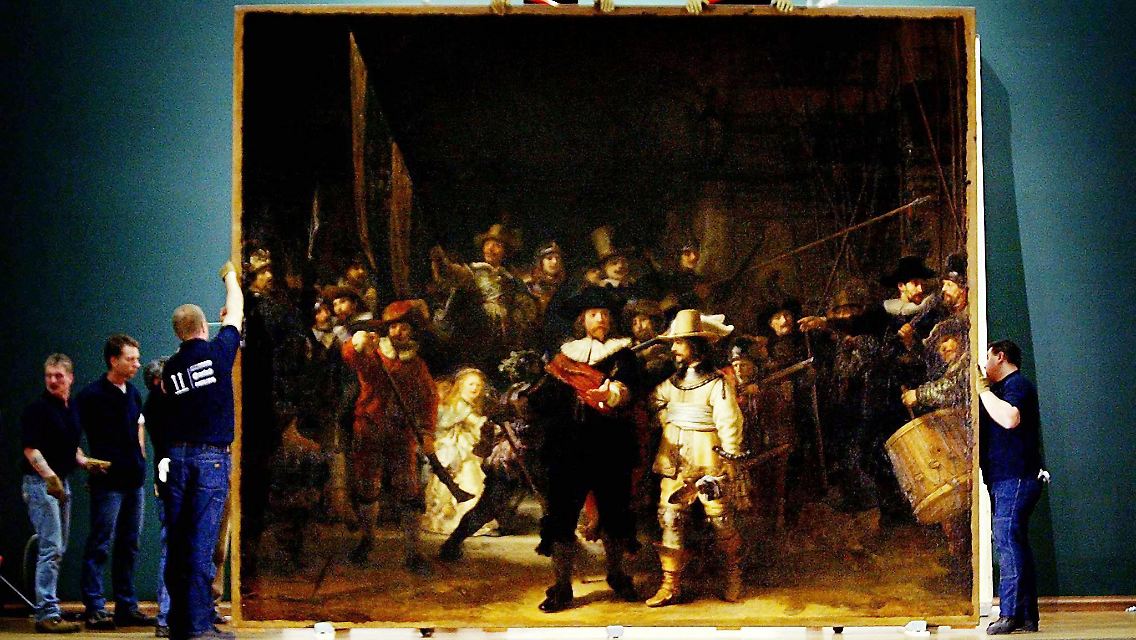 Die "Nachtwache" ist wohl Rembrandts berühmtestes Werk. (Archivbild)