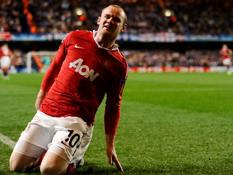 Rooney führt seine "Red Devils" zum Titel.