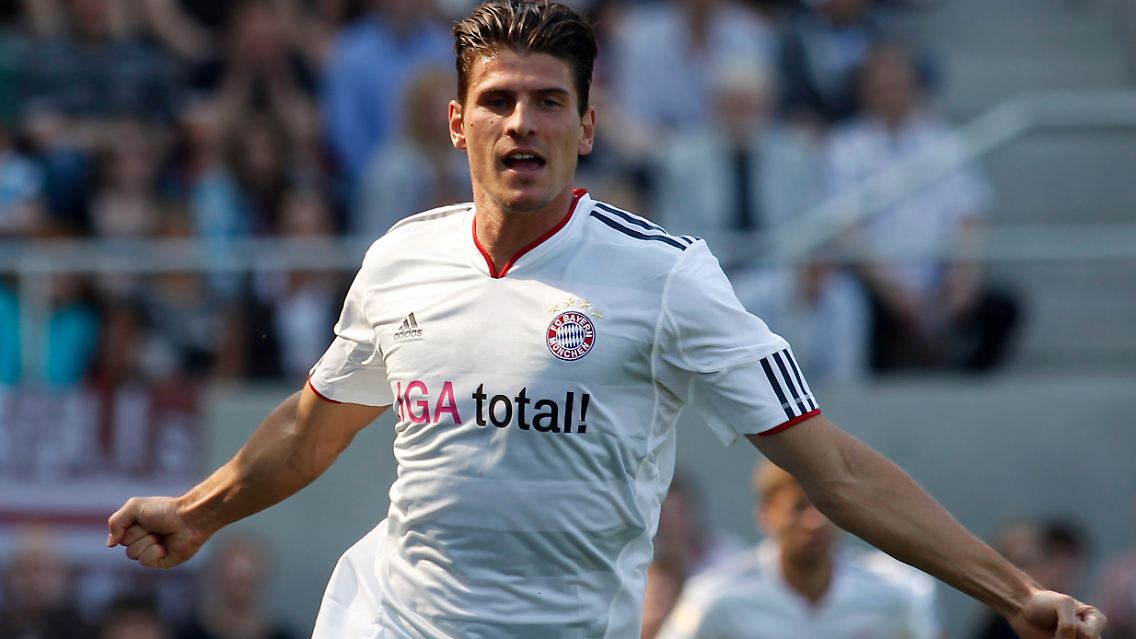 Drei Tore für den FC Bayern: Mario Gomez.