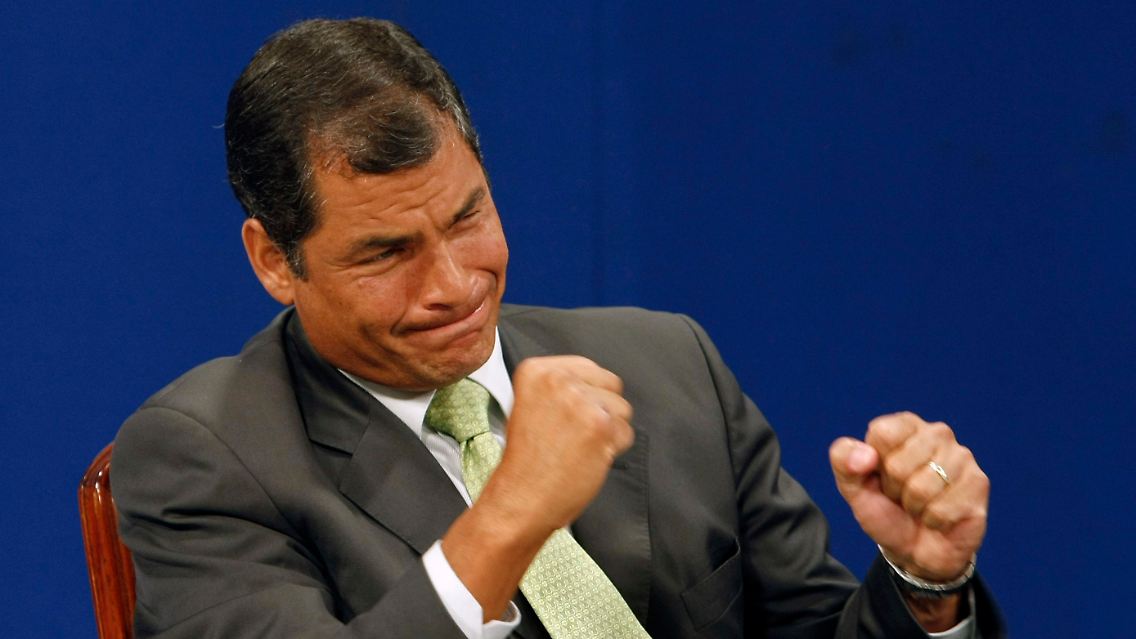 Rafael Correa nimmt Kurs auf eine weitere Amtsperiode.
