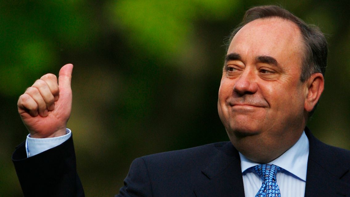 Alex Salmond und seine SNP haben im schottischen Parlament die absolute Mehrheit.