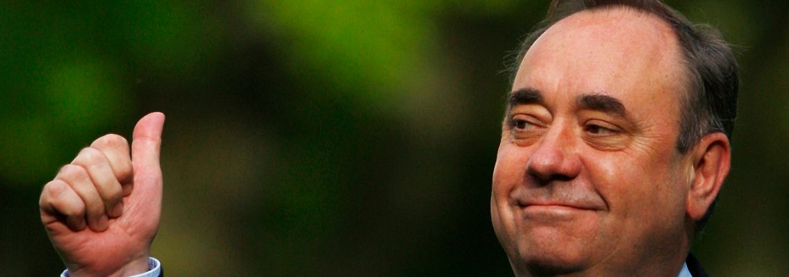 Alex Salmond und seine SNP haben im schottischen Parlament die absolute Mehrheit.