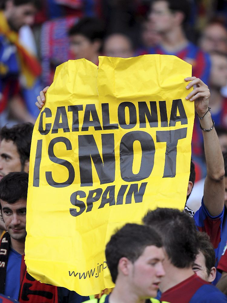 Barca ist der Stolz der Katalanen, die immer wieder für ein autonomes Katalonien kämpfen.