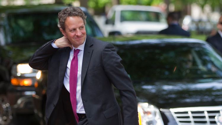 Geithner versucht zu beschwichtigen.