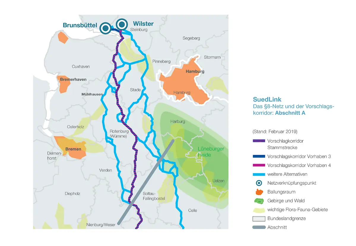 SuedLink-Karte-Zoom-Abschnitt-A