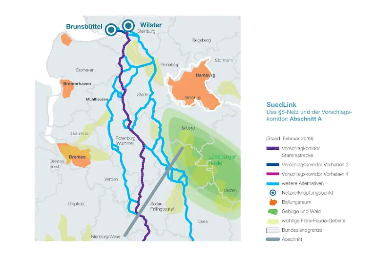 SuedLink-Karte-Zoom-Abschnitt-A