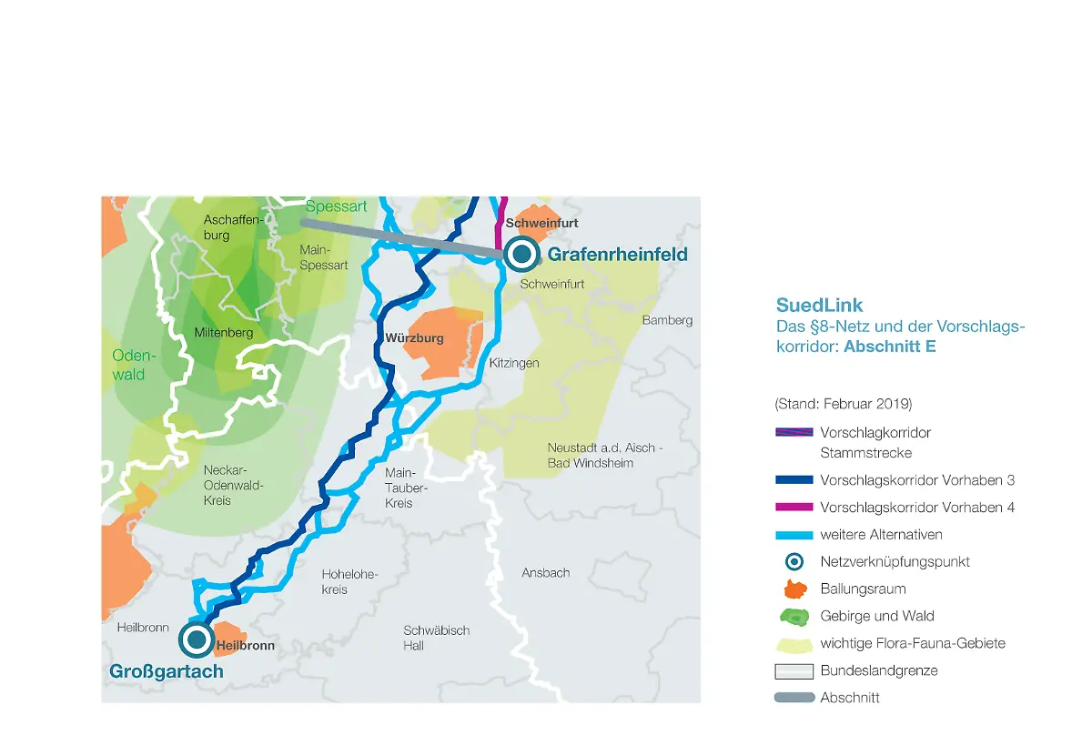 SuedLink-Karte-Zoom-Abschnitt-E