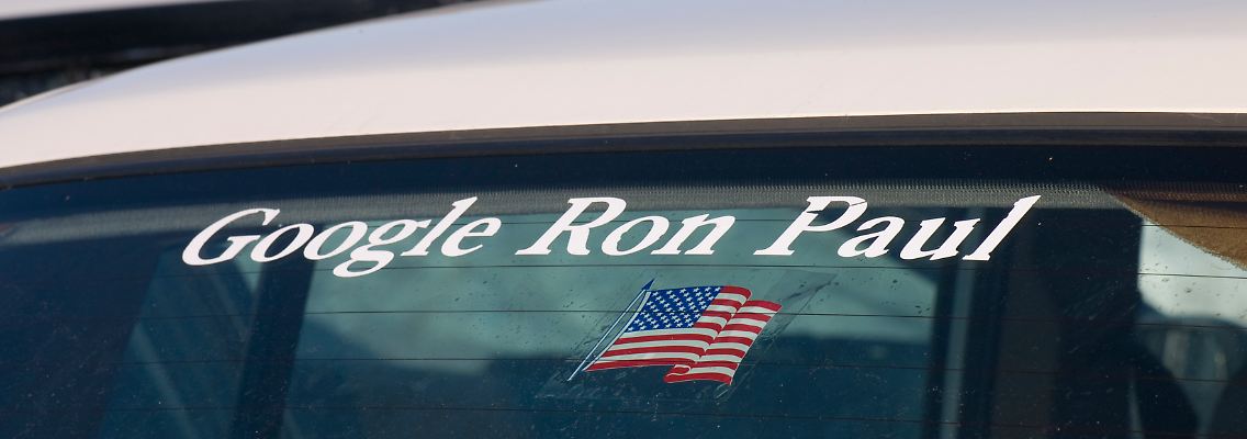 Aufforderung an einem Auto in Kansas, aufgenommen im Februar 2008.