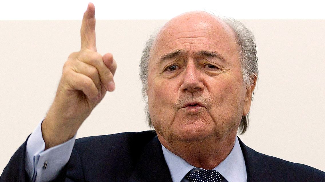 Patron der Fifa: Joseph Blatter, seit 1998 Präsident des Fußball-Weltverbandes.