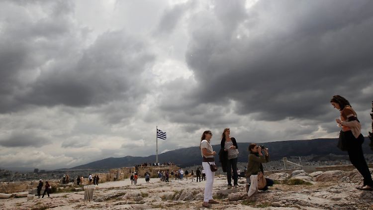 Dunkle Wolken über der Akropolis: Griechenland kann es schaffen.