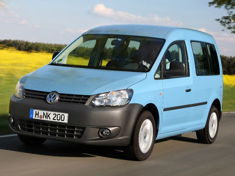 Der VW Caddy BiFuel ist mit einem 102 PS starken Benzinmotor ausgestattet.