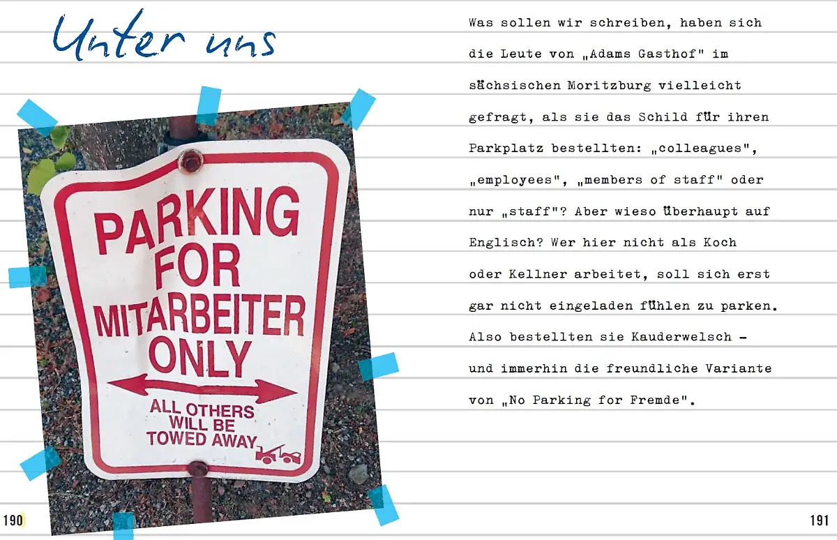 Parking-for-Mitarbeiter-only