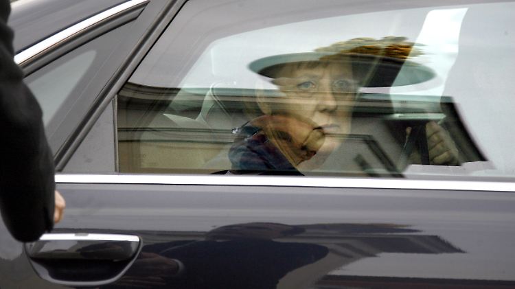Fährt mit Verbrennungsmotor: Angela Merkel.