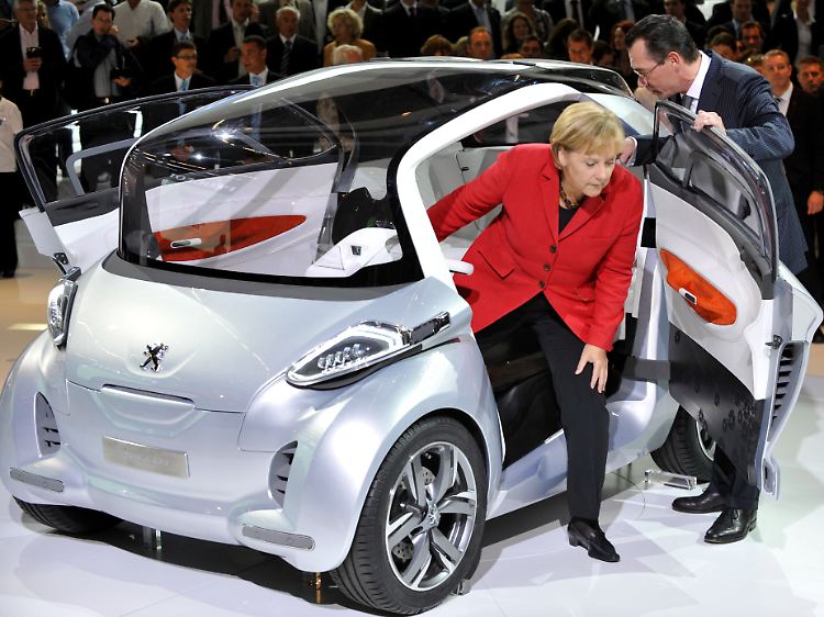 "Eine Vielzahl von Konkurrenten": Im Bild eine Elektro-Studie von Peugeot (Archivbild).