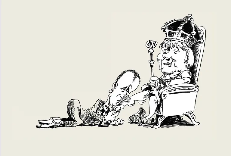 Merz-Merkel-Fuesse-kuessen