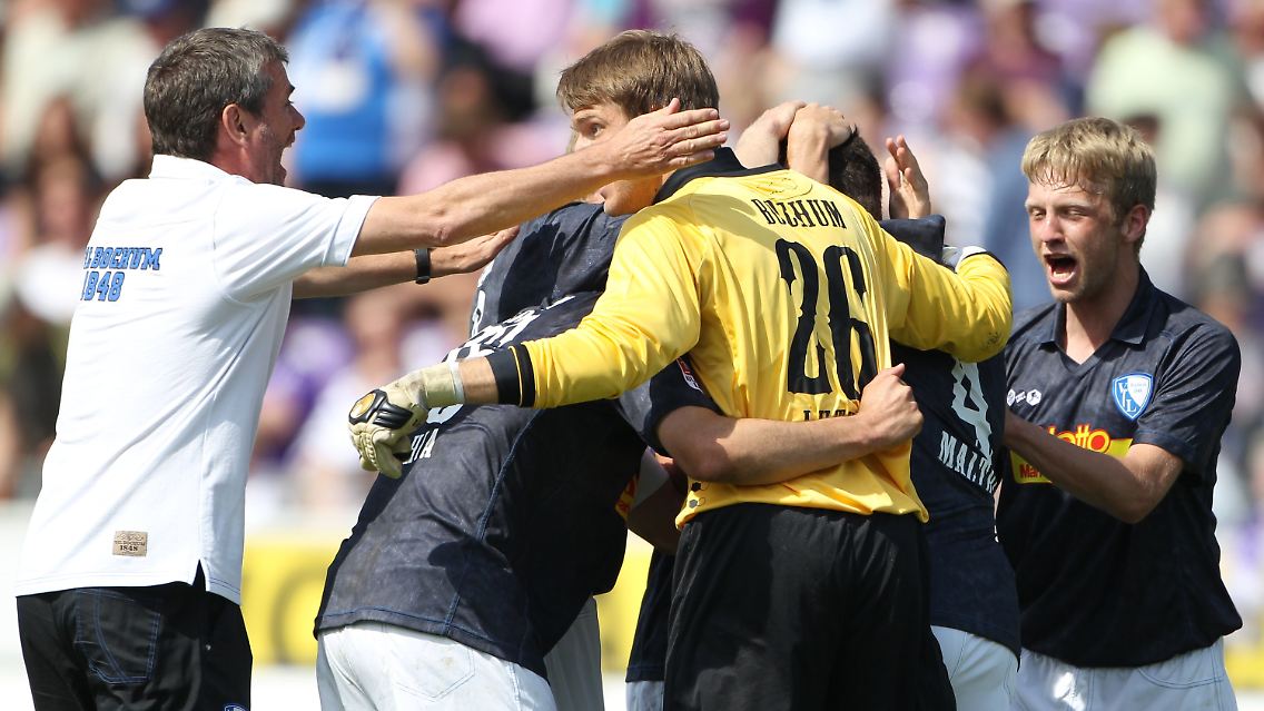 Bochumer Erleichterung: Am 33. Spieltag brauchte der VfL zwei Tore in der Nachspielzeit, um Rang drei zu verteidigen.