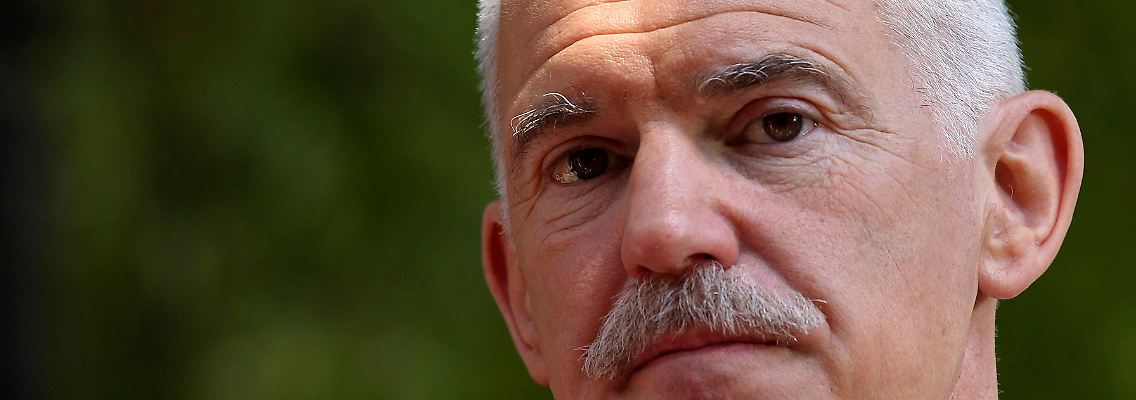 Gratwanderung zwischen Sparbemühungen und sozialer Unruhe: Giorgos Papandreou.