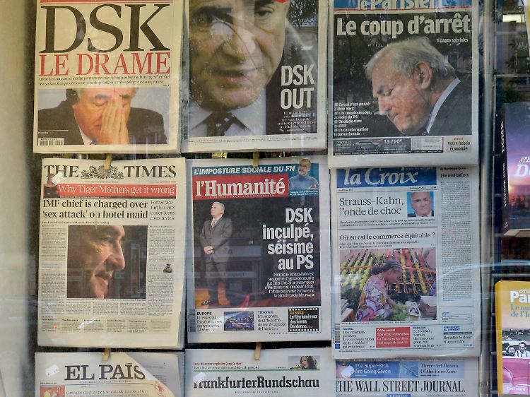In Frankreich ist die Affäre das beherrschende Thema.