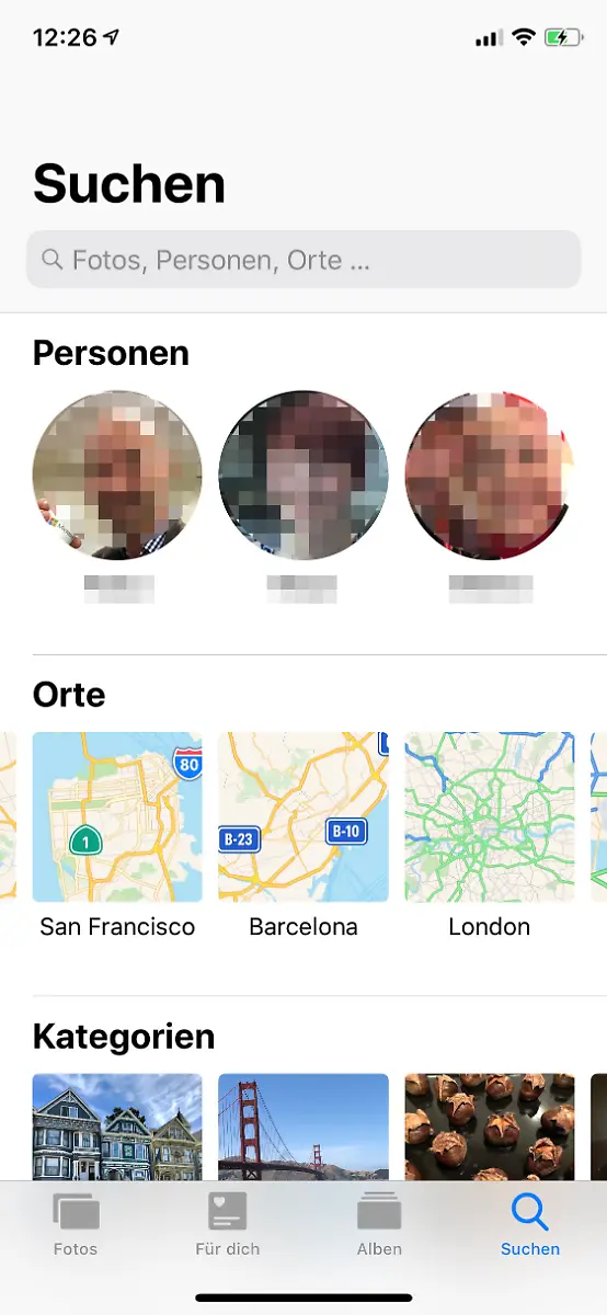 Fotos-Suche