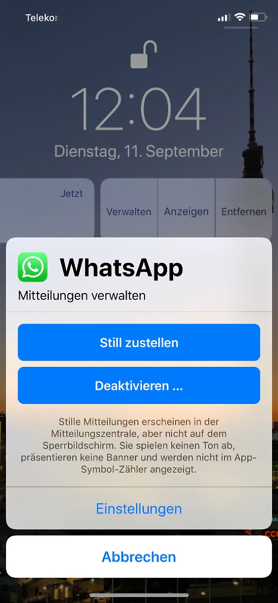 Mitteilungen-verwalten