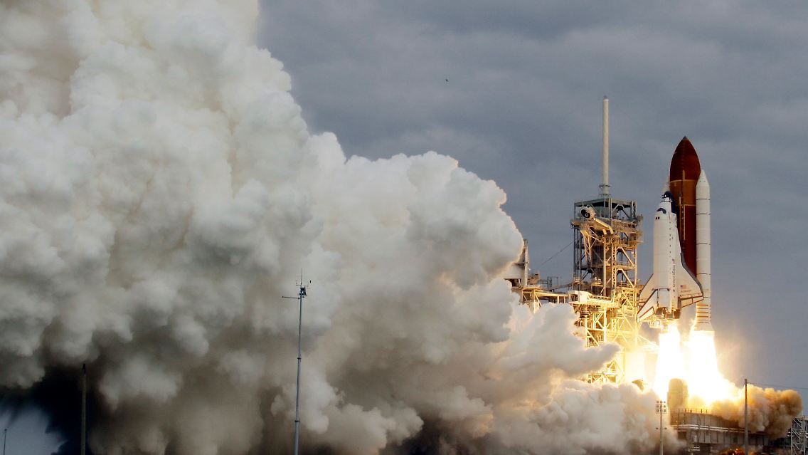 Die "Endeavour" wird nach der Mission in Los Angeles ausgestellt.