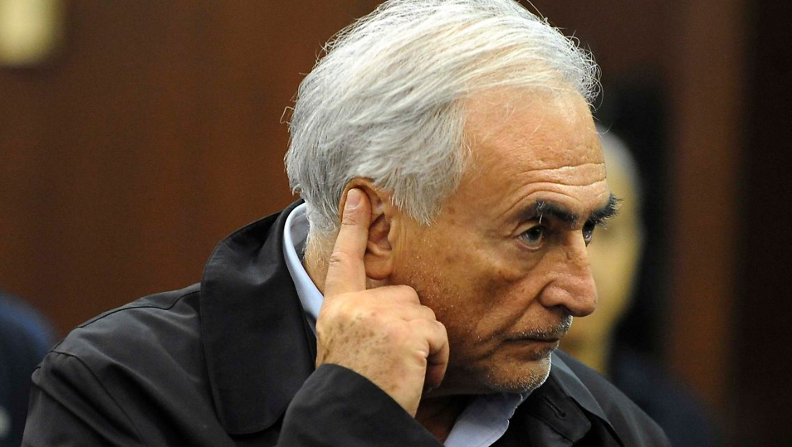 Strauss-Kahn bei dem Gerichtstermin in New York.